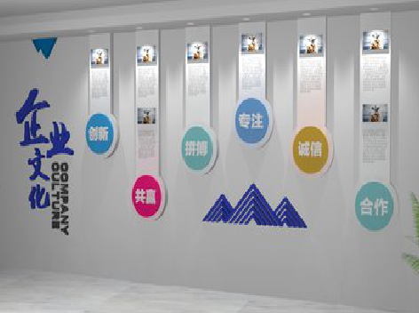 内黄企业文化墙需要传递什么办公文化？